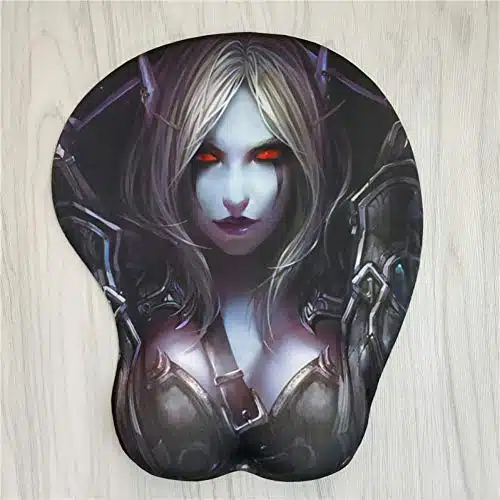 Wrist Rest Silica Wow D Mouse Pad Silica Non Skid Mousepad Gaming Gamer Sylvanas For Otaku Office Desktop Mat