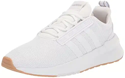 Adidas Men'S Racer Trrunning Shoe, Whitewhitegrey,