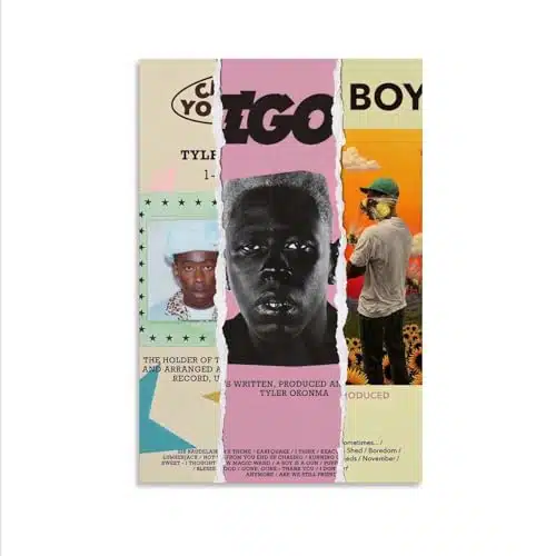 Tyler The Creator Poster Igor Flower Boy Album Cover Poster Tyler The Creator Music Art Posters For Wall Decor Unframe Style Xinch(Xcm)