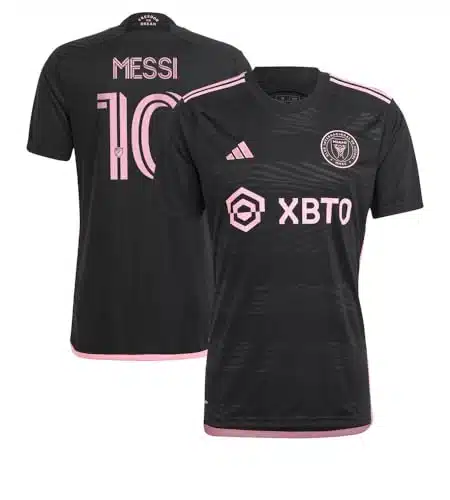 Adidas Men'S Soccer Inter Miami #Essi Away Jersey   Glittering Design, Moisture Wicking Fabric (Us, Alpha, Large, Regular, Regular)