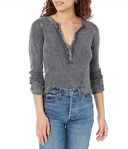 Free People Colt Top Charcoal Md (Women'S )