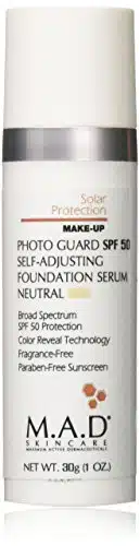 M.a.d Skincare Solar Protection Photo Guard Spf Self Adjusting Foundation Serum Neutral   G