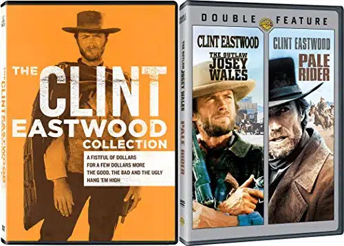 The Essential Clint Eastwood Western Bundle   A Fistful Of Dollarsfor A Few Dollars More The Good, The Bad And The Uglyhang'Em Highthe Outlaw Josey Walespale Rider   Ovie Set