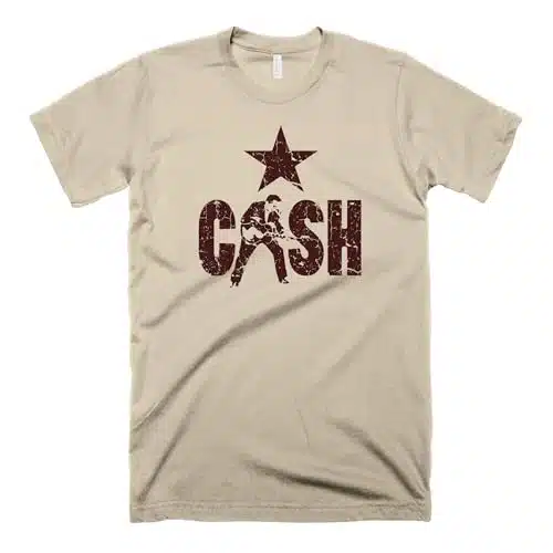 Cash T Shirt Folsom Prison Blues Country Music Man In Black Vintage Tee