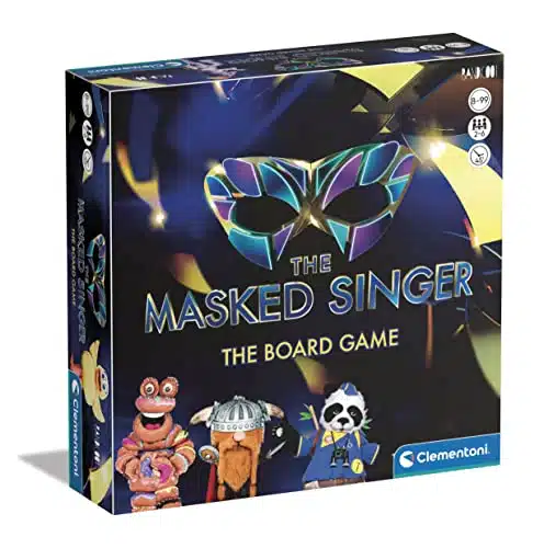 Clementoni Asked Singer Board Games For Years Olds And Older, Family Games For Teens And Adults, Players, Board Games Tv Show, Card Games, Fun Challenges, English Version, Mul