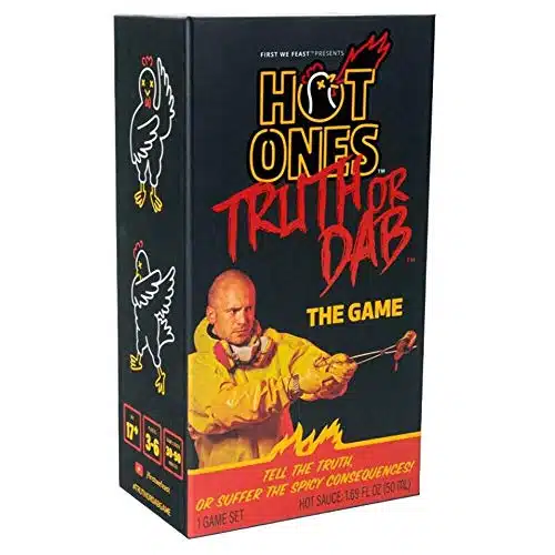 Hot Ones Truth Or Dab The Game   Hot Sauce Included (Ages +)