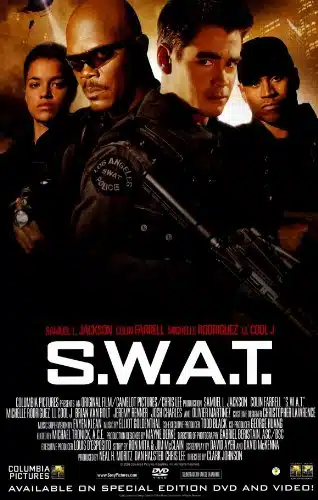 Pop Culture Graphics S.w.a.t. Poster Movie B Xsamuel L. Jackson Colin Farrell Michelle Rodriguez Ll Cool J