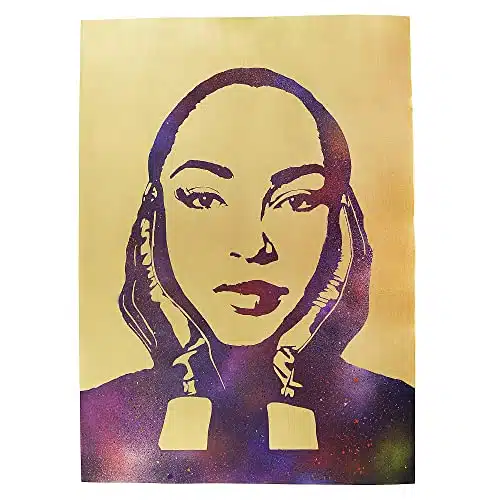 Sade Wall Art. Portrait, Music Lover Gift, Metal Artwork. A Groundbreaking New Way To Display Your Preferred Art On Brass Or Copper. Bar, Restaurant Decor, Poster