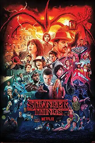 Stranger Things   Tv Show Posterprint (Seasons ,, &   Montage) (X )