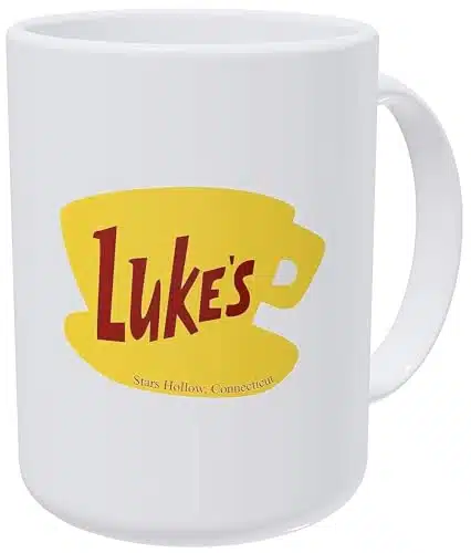 Willcallyou Luke'S Diner Gilmore Girls Ounces Double Side Printed Funny White Coffee Mug