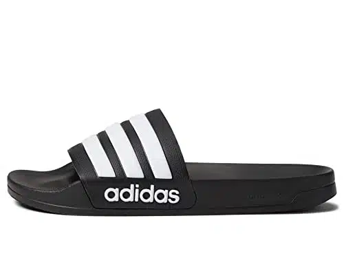 Adidas Adult Adilette Shower Core Blackwhitecore Black