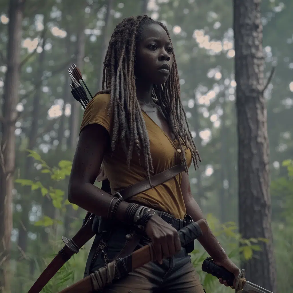 michonne in the walking dead