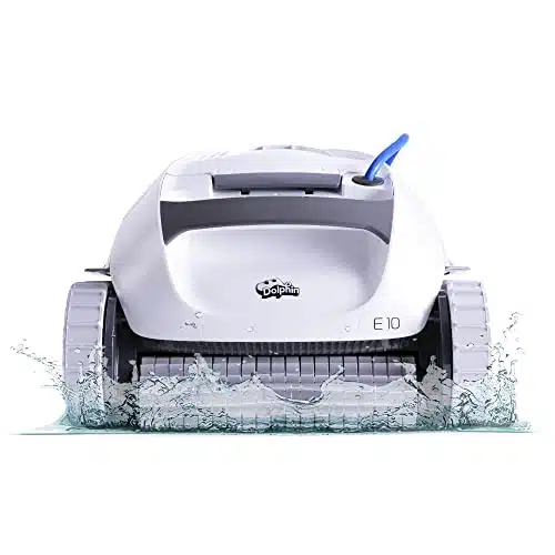 Dolphin Erobotic Pool Vacuum Cleaner All Pools Up To Ft   Scrubber Brush Easy Top Load Filters