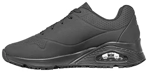 Skechers Women'S Uno Sr Food Service Shoe, Black,