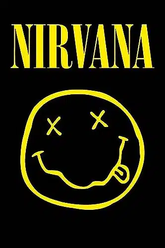 Elixir Design Poster Nirvana Smiley Face X Inches Music Art Print Rock And Roll Music