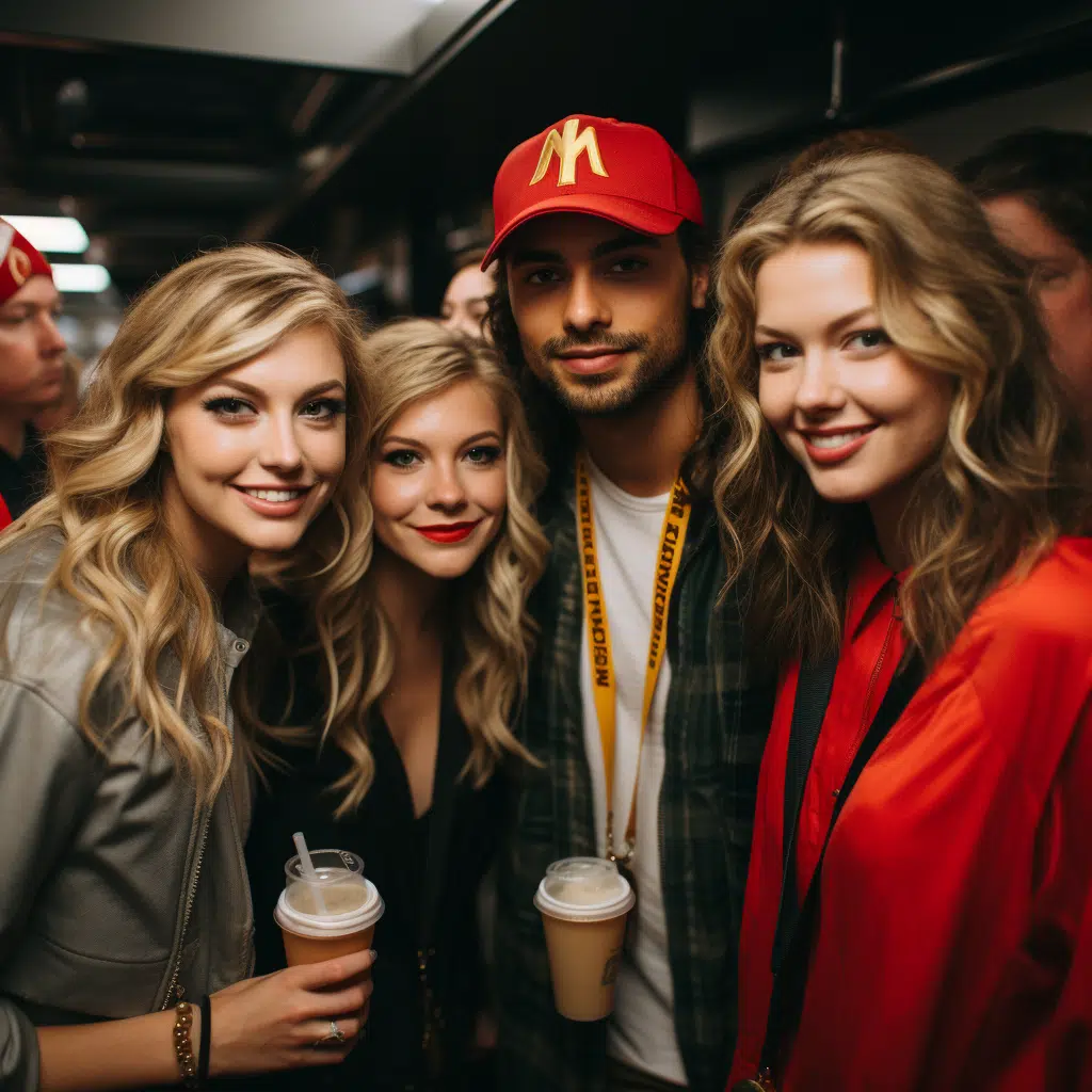 taylor swift at the chiefs game