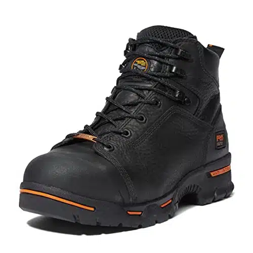 Timberland Pro Men'S Endurance Puncture Resistant Waterproof Steel Toe Orkboot,Black,